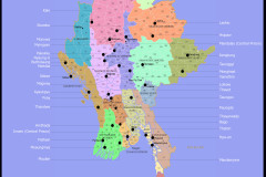 Prison Map in Burma
