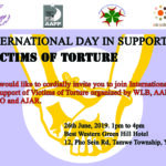 International Day in Support of Victims of Torture, 26 June 2019