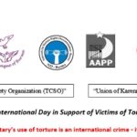 The Burma Military’s use of torture is an international crime – it must be stopped!